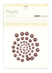 Kaisercraft-Pearls-Chocolate