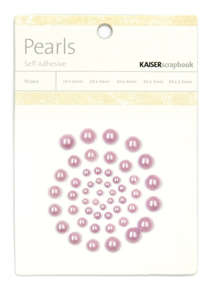 Kaisercraft-Pearls-Lavender